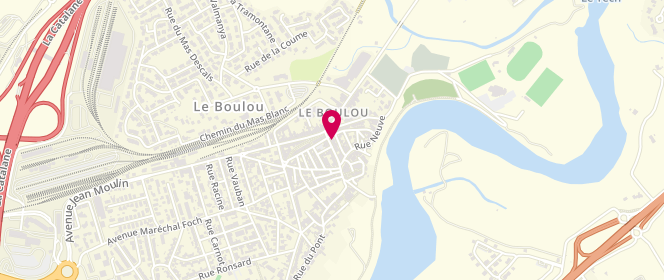 Plan de Boucherie Charcuterie Lambert, 14 Rue Arago, 66160 Le Boulou