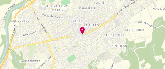 Plan de Capalita Cédric, 131 avenue du Général de Gaulle, 66500 Prades