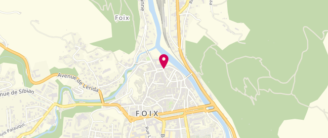 Plan de Charcuterie Rouch, place Saint-Volusien, 09000 Foix