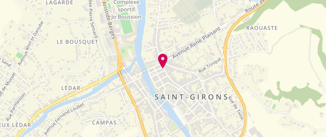 Plan de Boucherie Sirgant Daniel, 57 Rue de la République, 09200 Saint-Girons
