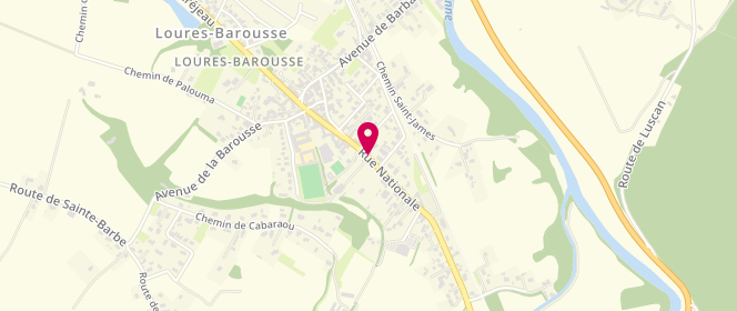 Plan de Boucherie Rouge, 19 Rue Nationale, 65370 Loures-Barousse
