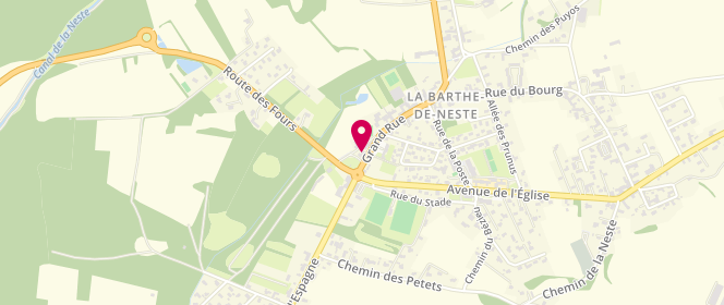 Plan de Boucherie charcuterie Galinette, 1 Grande Rue, 65250 La Barthe-de-Neste