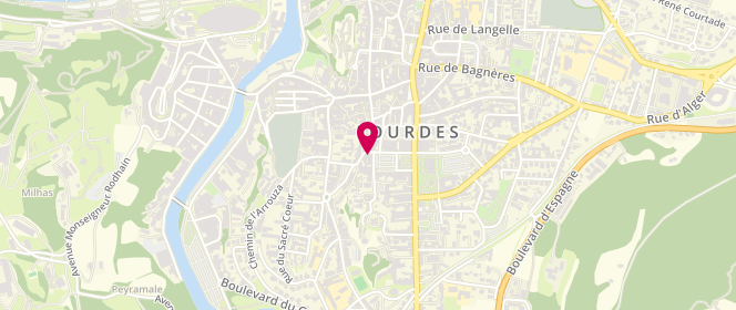 Plan de Duthu, 32 Place du Champ Commun, 65100 Lourdes
