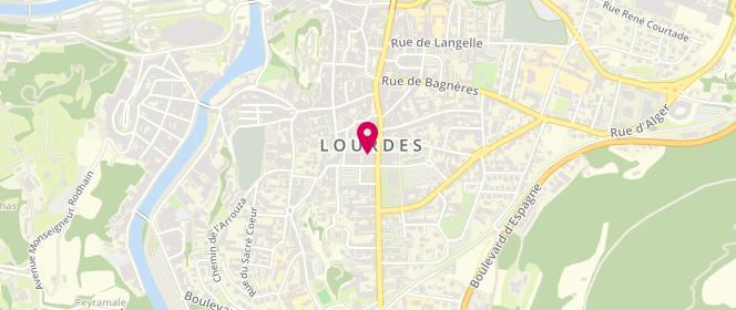 Plan de Boucherie des Vallees, 11 place du Champ Commun, 65100 Lourdes