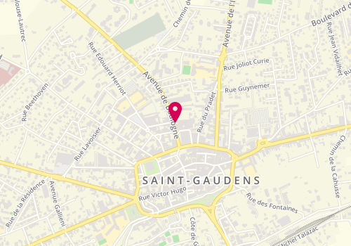 Plan de EURL J.m.barat, 6 avenue de Boulogne, 31800 Saint-Gaudens