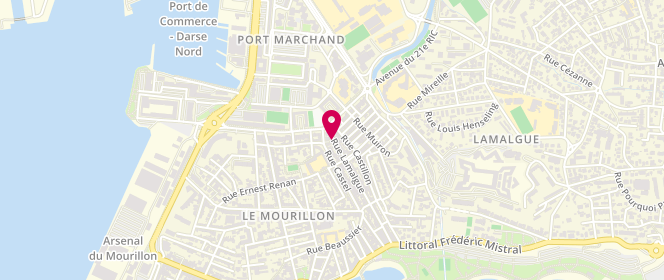 Plan de Boucherie Jancler, 5 Rue Lamalgue, 83100 Toulon