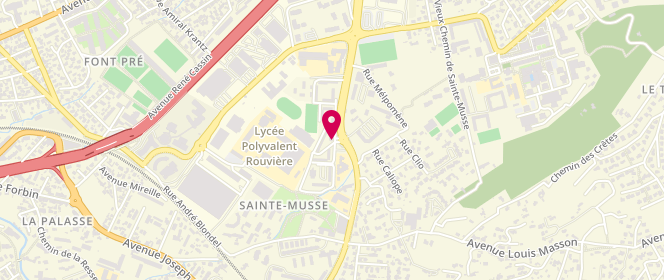Plan de Boucherie Orientale de Sainte Musse, Boulevard des Armaris, 83100 Toulon