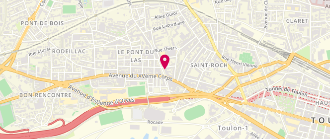 Plan de Boucherie Saveur d'Orient, 6 place Martin Bidoure, 83200 Toulon