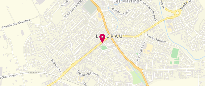 Plan de Les 2 Frères : Boucherie fine, Charcuterie & Traiteur, à la Crau, 35 avenue Lieutenant Jean Toucas, 83260 La Crau