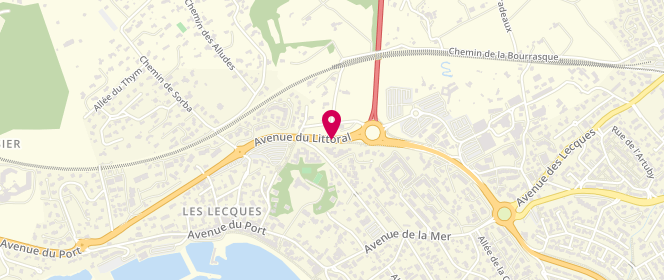 Plan de Le Palais de la Viande, Centre Commercial Les Lecques
Route Departementale 559, 83270 Saint-Cyr-sur-Mer