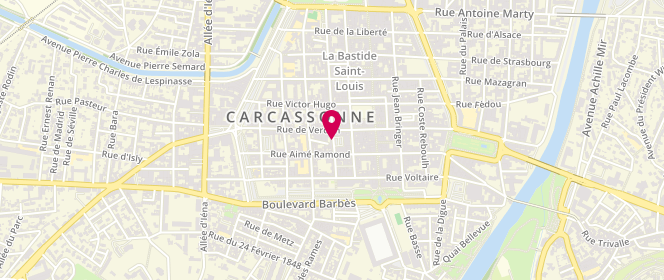 Plan de Aux Bonnes Volailles - Les Mexicots, 27 Rue du Dr Albert Tomey, 11000 Carcassonne