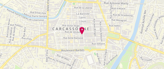 Plan de Maison Bareil Halles Prosper Montagné Carcassonne, 23 Rue Chartrand, 11000 Carcassonne