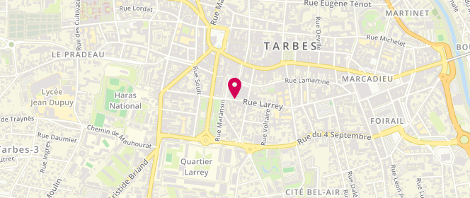 Plan de Maison Flament, Halle Brauhauban
30 Rue Larrey, 65000 Tarbes