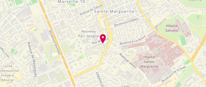 Plan de Boucherie Avarello, 14 avenue de la Magalone, 13009 Marseille