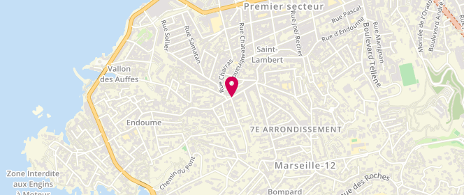 Plan de Boucherie Piro et Fils, 225 Rue d'Endoume, 13007 Marseille