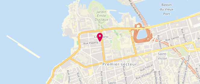 Plan de La Boutique de la Viande, 22 avenue Pasteur, 13007 Marseille