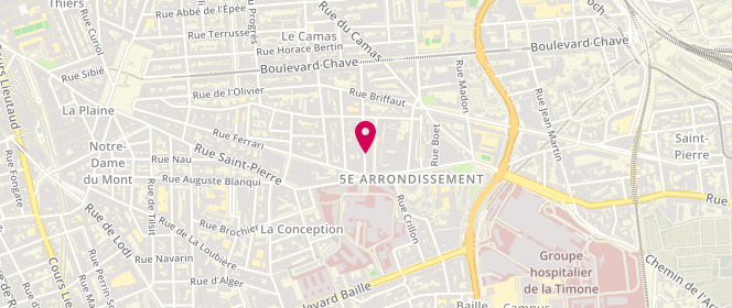 Plan de Boucherie la Conception, 49 Rue Louis Astruc, 13005 Marseille