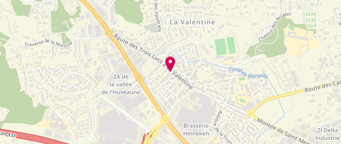 Plan de Boucherie Caruso, 278 Route des 3 Lucs à la Valentine, 13011 Marseille