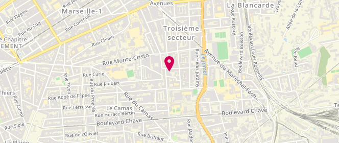 Plan de Boucherie Pierre, 4 Rue Granoux, 13004 Marseille