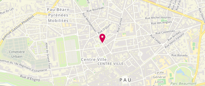 Plan de Boucherie Halal Andalouse, 15 Rue Montpensier, 64000 Pau