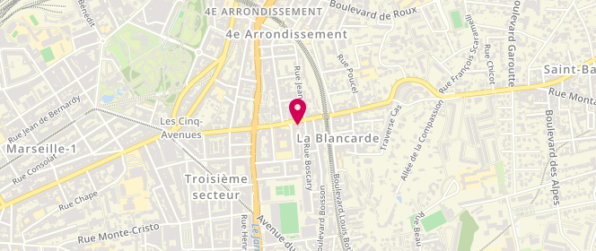 Plan de Bcbg, 90 Boulevard de la Blancarde, 13004 Marseille