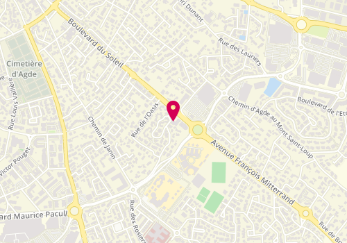 Plan de Boucherie Nicolas, 1 Rue Tamaris
Boulevard du Soleil, 34300 Agde