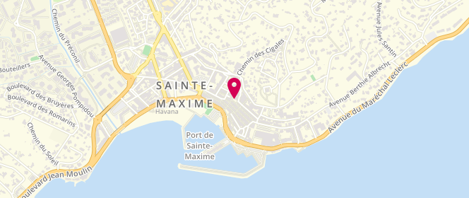 Plan de Pouzadoux Florian, 4 place du Marché, 83120 Sainte-Maxime