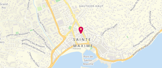 Plan de Boucherie Mara-Kech, 27 Rue Pierre Curie, 83120 Sainte-Maxime
