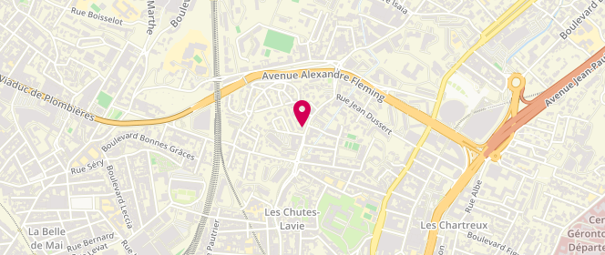 Plan de Boucherie FONTAN chez Martine et Gérard, 27 avenue des Chutes Lavie, 13004 Marseille