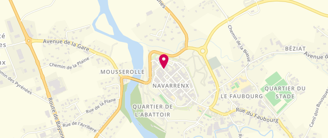 Plan de Charcuterie Casamayou, 70 Rue Saint Germain, 64190 Navarrenx