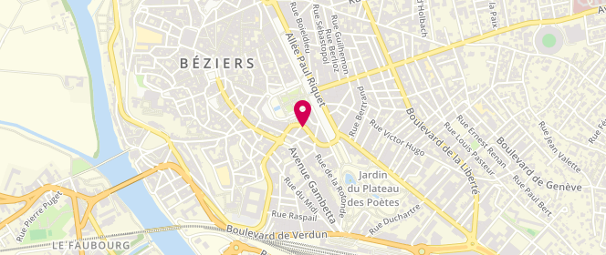 Plan de Boucherie Aladin, 1 Rue Leconte de Lisle, 34500 Béziers