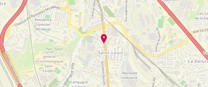 Plan de Boucherie Saint Louis, 129 avenue de Saint-Louis, 13015 Marseille