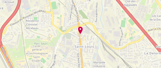 Plan de Boucherie Azzoug, 146 avenue de Saint-Louis, 13015 Marseille