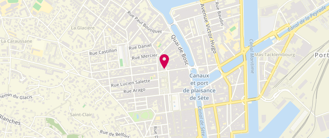 Plan de Boucherie VATUONE (anciennement BELLAS), 18 Bis Rue Montmorency, 34200 Sète