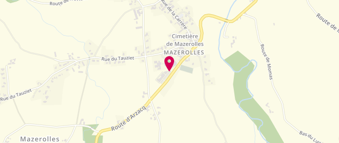 Plan de L. Larramendy, Centre Médico-Commercial
15 Route d'Arzacq, 64230 Mazerolles