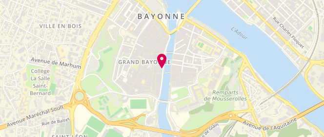 Plan de Bayonne Gastronomie, 20 Quai Dominique Roquebert, 64100 Bayonne