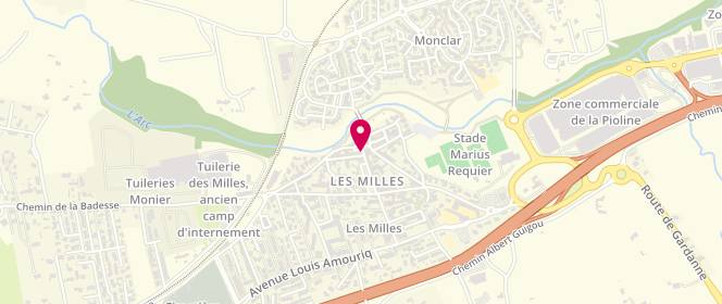 Plan de Boucherie Les Milles, 2 Rue Henri Reynaud, 13290 Aix-en-Provence