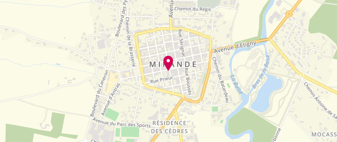 Plan de La Marmite Roulante, 4 Rue Esparros, 32300 Mirande