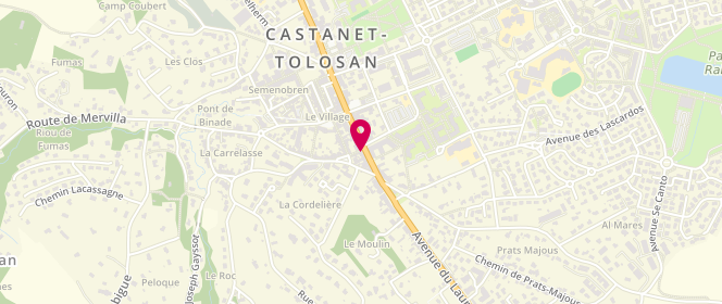 Plan de Le pavé rouge, 26 avenue du Lauragais, 31320 Castanet-Tolosan