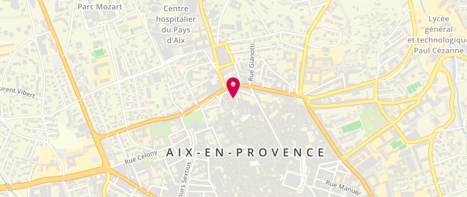 Plan de Charcuterie OLIVIER, 26 Rue Jacques de la Roque, 13100 Aix-en-Provence