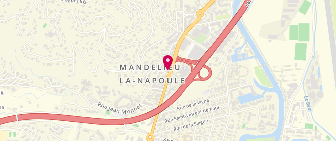 Plan de Nathalie, 467 avenue de Cannes, 06210 Mandelieu-la-Napoule