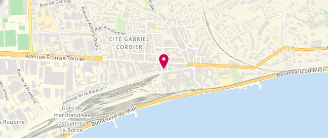 Plan de Boucherie Cannes Beach, 7 avenue Pierre Sémard, 06150 Cannes