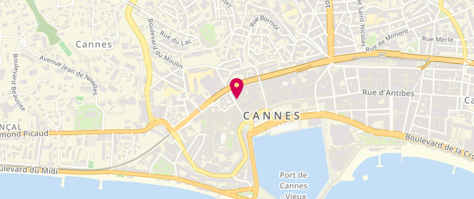 Plan de Le Volailler du Marche Forville, 3 Rue du Marché Forville, 06400 Cannes