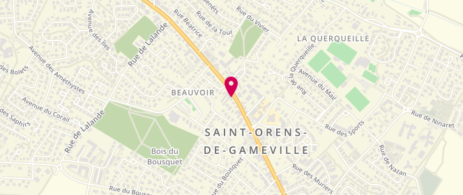 Plan de Recapé, 24 avenue de Gameville, 31650 Saint-Orens-de-Gameville