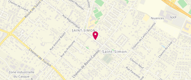 Plan de Boucherie Saint-Simon, 16 Rue Règuelongue, 31100 Toulouse