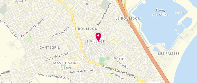 Plan de Vitou Boucherie , Pérols Village, 32 Grand Rue, 34470 Pérols