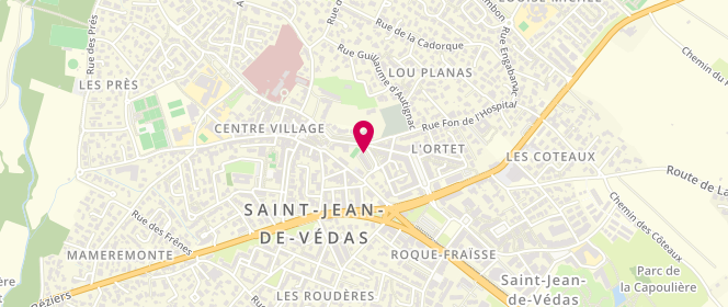 Plan de Boucherie Charcuterie Honore Stepha, 1 Rue de l'Ortet, 34430 Saint-Jean-de-Védas
