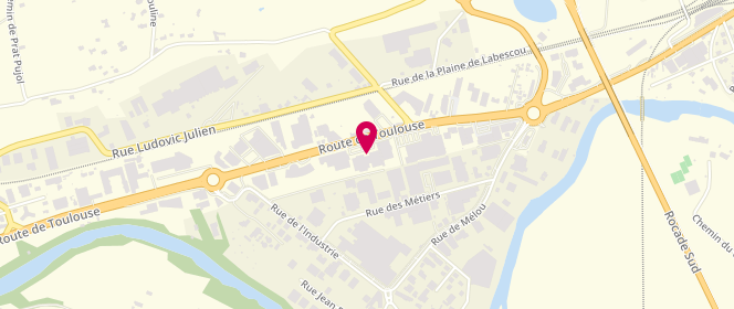Plan de Boucherie des Eleveurs de l'Antan, 59 Route de Toulouse, 81100 Castres