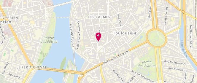 Plan de Boucherie des Copains, 10 Rue Pharaon, 31000 Toulouse