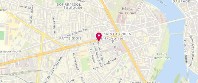 Plan de L'Étoile du Nord Boucherie, 27 avenue Etienne Billières, 31300 Toulouse